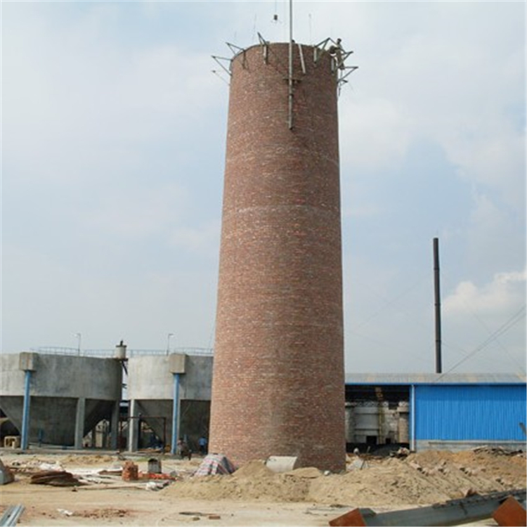 New high-rise building cement chimney construction project