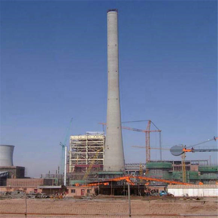 Concrete chimney new construction