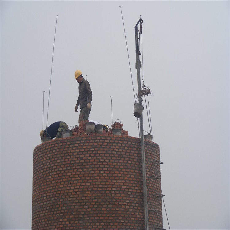 New brick chimney